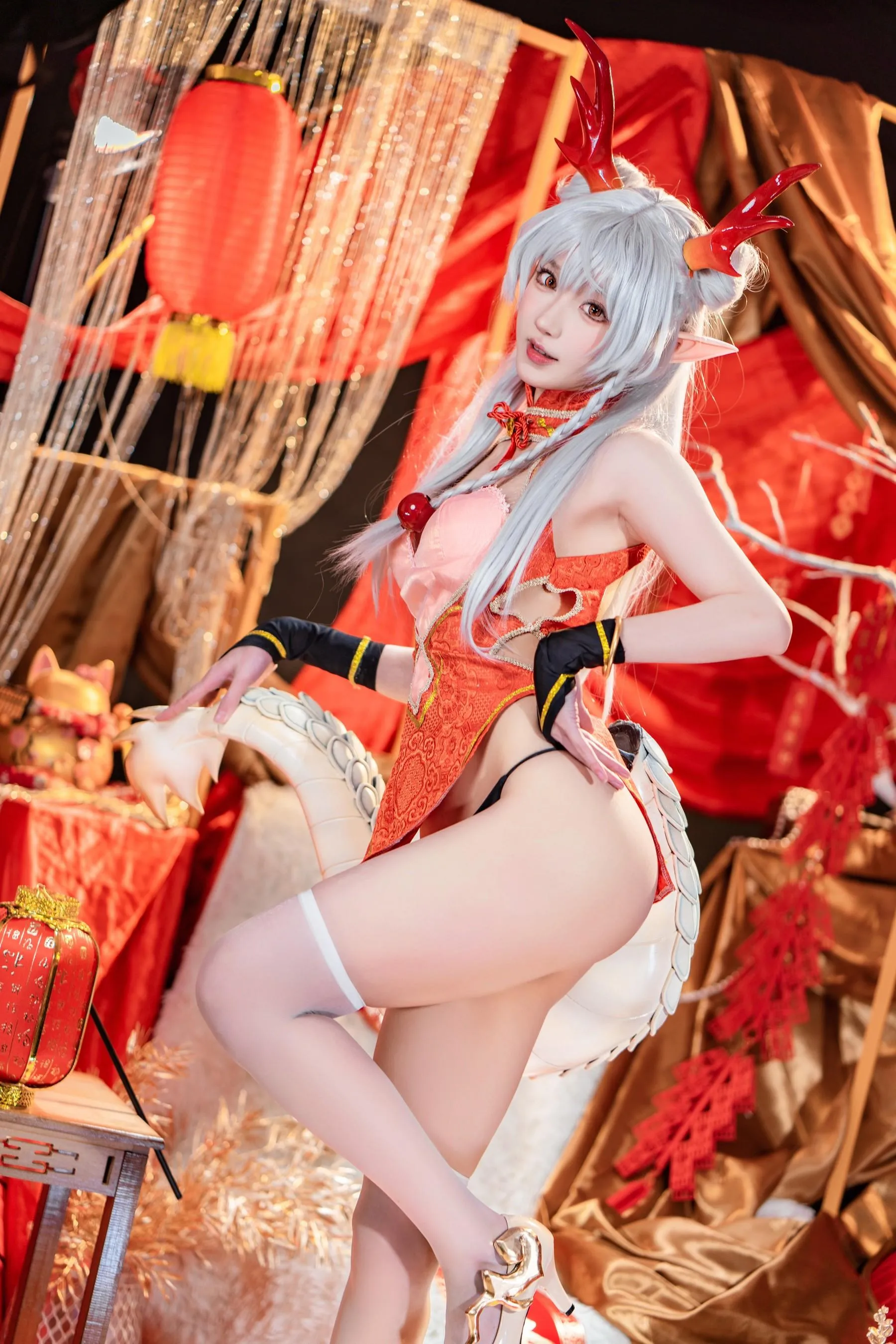 阿包也是兔娘 – NO.82 新春贺图 龙妹-图片 [45P]插图7